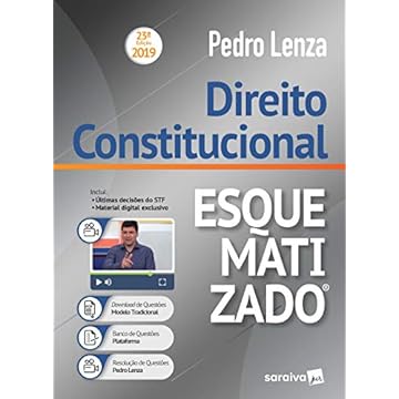 Capa do livro Direito constitucional esquematizado® - 23ª edição de 2019