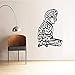 Produktbild supmsds Betende Frau Wandtattoo Islamische Muslimische Arabische Zahlen Vinyl Wandaufkleber Home DecorationDesign Islamische Wand Pos. No. 79X117CM