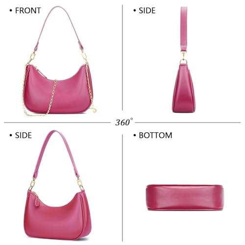 Image of KKXIU Shoulder Bag for Women Cute Hobo Purses and Handbags Retro Clutch Underarm Purse | Cute