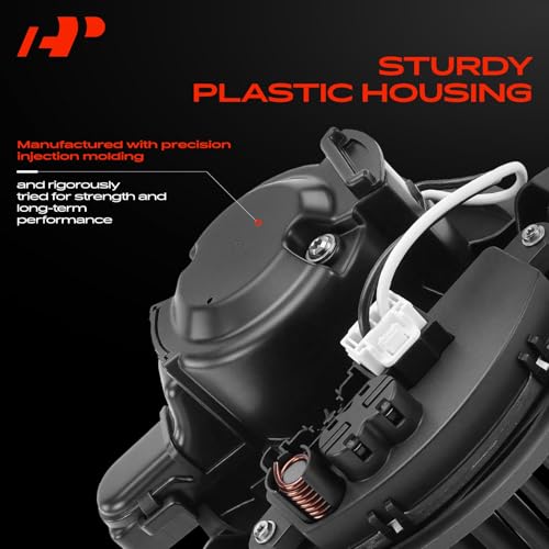 Image of A-Premium Front HVAC Blower Heater Motor Compatible with Chevrolet, GMC & Cadillac Models - Silverado 1500 2019-2023, Tahoe, Suburban, Sierra 1500 /2500 HD /3500 HD, Yukon XL, Escalade, with Fan Cage