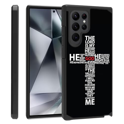 Coque Samsung S24 Ultra avec croix pour éviter les casses et afficher sa foi