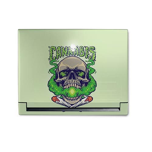 Image of MightySkins Skin Compatible with Alienware M18 R1 (2023) Full Wrap Kit - Skull and Joints | Protective, Durable, and Unique Vinyl Decal wrap Cover | Easy to Apply & Change Styles | Made in The USA
