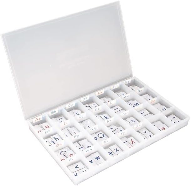 Miniatura 6 de Really Good Stuff Letras magnéticas de vinilo con estuche de almacenamiento del alfabeto, hacen que la ortografía, la fonía, el vocabulario sea