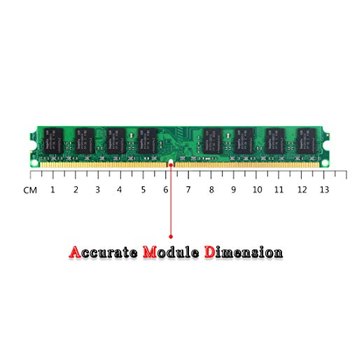 Image of 8GB Kit (4x2GB) DDR2 800Mhz Udimm RAM, Royemai DDR2-800U PC2-6400 2GB 1.8V CL6 240-pin 2Rx8 Non-ECC Unbuffered Desktop Computer RAM Memory Modules