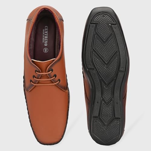 Image of Centrino Formal Shoe for Men | Cushioned Insole for Better Comfort | Stylish Lace-Up for Boys | Perfect for Office Wear & Formal Dress (9786)