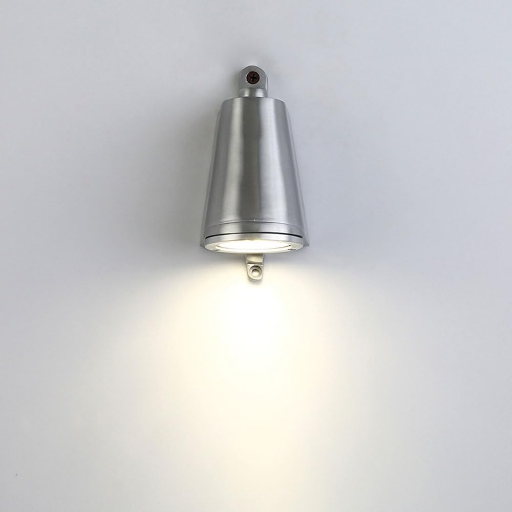 Aplique de pared moderno de diseño cromado y luz LED interior para acabados de lujo en hogar