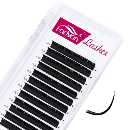 Classic Individual Flat Lash Extensions D Curl Fake Eyelash 