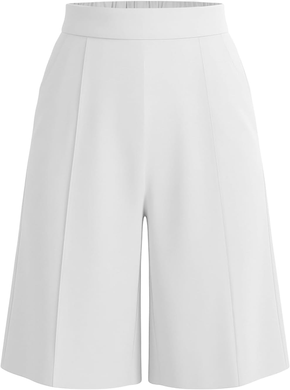 Bermuda Shorts for Women High Waisted Wide Leg Summer Casual Trendy Beach Vacation Shorts with Pockets