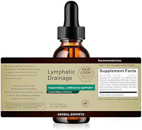 Lymphatic Drainage Drops – Lymphatic Complex with Burdock Root & Echinacea | Drainage Lymphatique, Safe and Natural, Lymphatic Drainage (2 Bottles, 2 fl oz/bottle) - 1