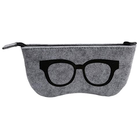 Myhouse Sunglasses Goggles Pouch Gadgets Coins Storage Bag with Zipper (Black) Cover