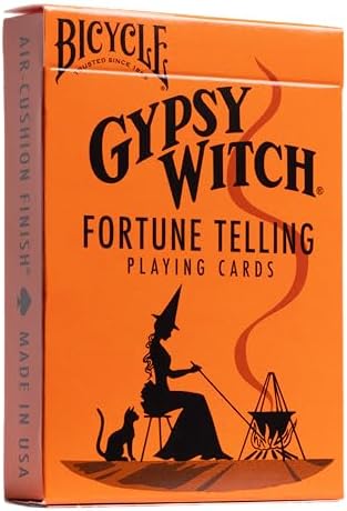 Bicycle Gypsy Witch Fortune Telling Playing Cards, 52 Playing Card Deck, Play Card Games and Tarot Reading Magic