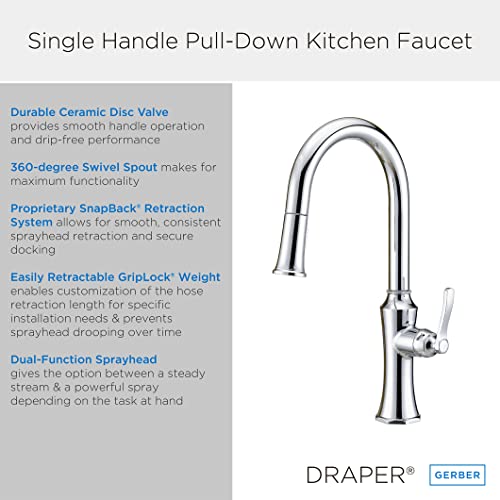 Gerber D454428Ss Kitchen Faucet, Stainless Steel #TOP4