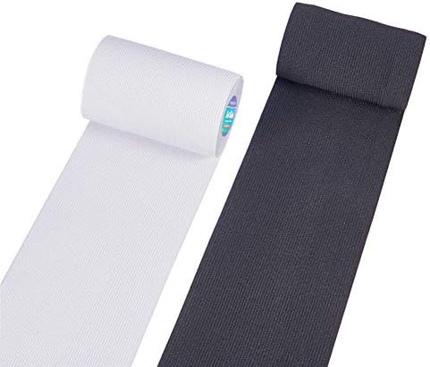 BENECREAT 34M (37 Yards) Ribbon Elastic Stretch Elastics for Hair Ties Headbands - 34 Colors by 1M