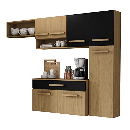 Cozinha Compacta Suspensa 4 Peças Rubi Aramóveis