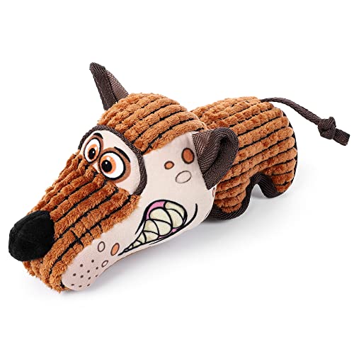 GAOMON Dog Squeaky Toys, Durable Plush Chew Toys, Interactive Tug of War Toy for Small and Medium Dogs