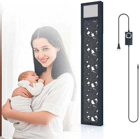 Home Exhaust Fan, Adjustable Punch-Free Window Fan (52-140cm), 85m³/h Airflow, 2800 RPM, Quiet Operation, Ideal for Bedroom, Kitchen & Bathroom (94-112cm)