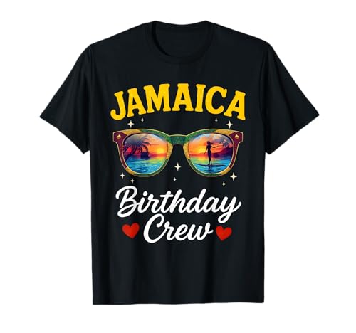 Jamaica Birthday Crew 2026 Girls Trip Jamaica Cruise Squad Maglietta