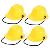 KOMBIUDA 4 Piezas De Casco Sombrero De Cubo Juguete Remoto Para Modelo De Montaña Rusa Figuras Sombreros De Fiesta Para Agitadores Carpetas Accesorios Para Muñecas Gorra