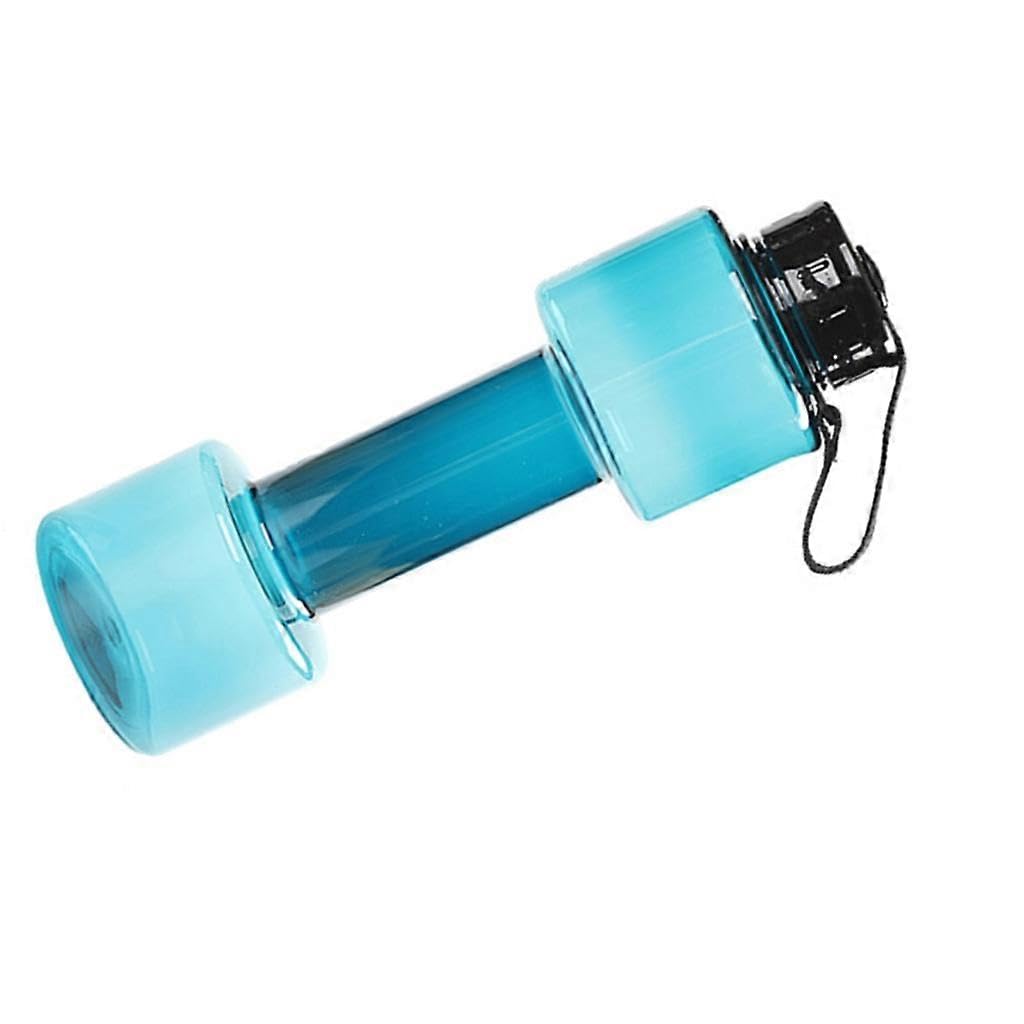JOYHAPPST Dumbbell Shaped Water Bottle, 700ml Water Bottle Dumbbell Travel Cup for Gym