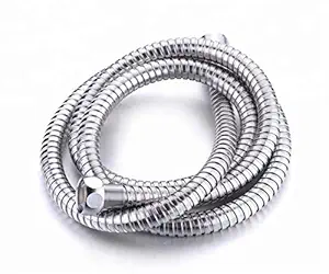 MLD Long Flexible Tube Anti-Corrosion & Anti Explosion Shower Hose, Health Faucet Tube Stainless Steel Flexible Handshower Hose Replacement Shower Tube (1 Meter) (Stainless Steel, 1METER)