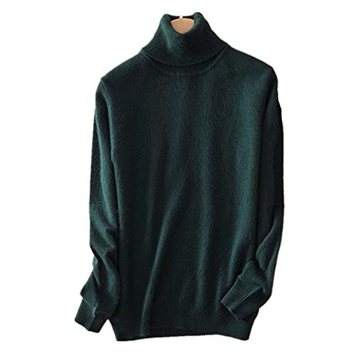Suéter feminino gola rolê feminino plus size tricotado gola rolê inverno caxemira suéter feminino qu
