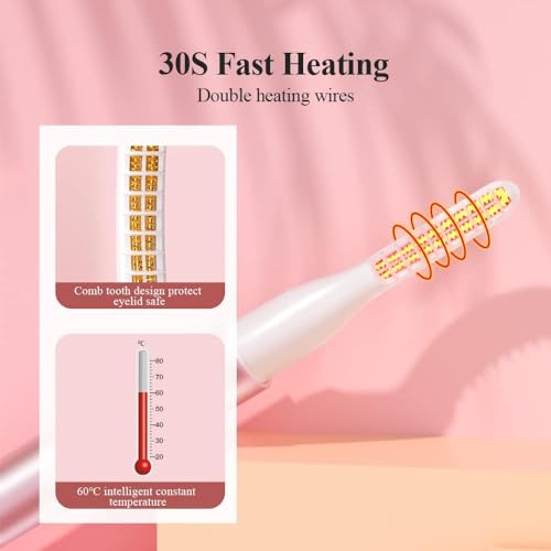 TOUCHBeauty Beheizte Wimpernzange, Elektrische Wimpernzange Wimpernbürste mit Intelligentem Temperatursensor, Wimpernzange Styling Tools (Keine Batterie)