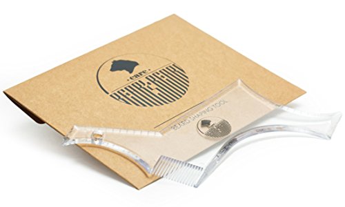 Bear's Beard Care Shaping Tool, All in One Shaper for Men, Styling Template Comb, Perfect for Straight Symmetric Cut, Goatee and Neck Line