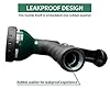 AUTOMAN-Garden-Hose-Nozzle, Metal Water Spray Nozzle with Heavy Duty 7 Adjustable Watering Patterns,Slip Resistant for Watering Plants,Lawn& Garden,Washing Cars,Cleaning,Showering Pets & Outdoor Fun. #3