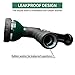AUTOMAN-Garden-Hose-Nozzle, Metal Water Spray Nozzle with Heavy Duty 7 Adjustable Watering Patterns,Slip Resistant for Watering Plants,Lawn& Garden,Washing Cars,Cleaning,Showering Pets & Outdoor Fun.