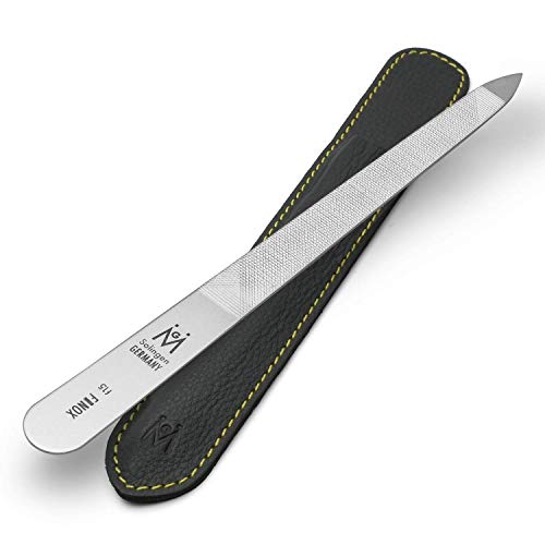 Germanikure Original Triple Cut Metal Nail File, Double Sided Finox Stainless Steel, Ethically Made In Solingen Germany #TOP2