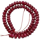 Pierres précieuses naturelles : fabriquées à partir de grenat rouge fiable, ces perles apportent une beauté unique et naturelle à vos créations de bijoux, garantissant que chaque pièce est unique en son genre.