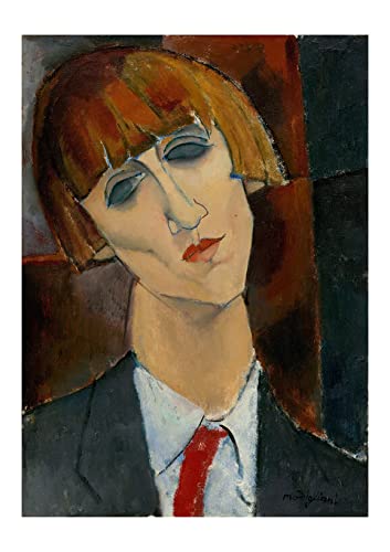 Impression d'art encadrée extra large de Madame Kisling par Amedeo Modigliani Spiffing Prints