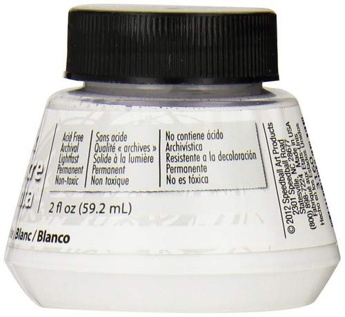 Speedball Super Pigmented Acrylic Ink 2Oz, White #TOP3