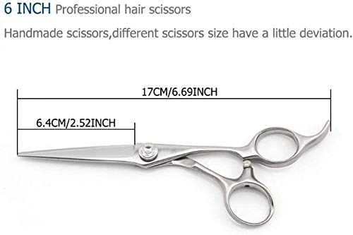 Juego de peluquería Tijeras para Cortar el Pelo Tijeras para Cortar el Pelo Tijeras Profesionales para Cortar el Pelo Tijeras para Cortar el Pelo Tijeras japonesas de 6 p，