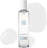 ETUDE SoonJung pH 5.5 Relief Toner for Sensitive Skin - Hydrating Vegan Korean Toner with Panthenol & Madecassoside, 6.76 Fl Oz
