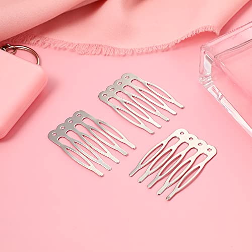 Minkissy 6WYXFTLZ57FYEZB250QY17QO 50Pcs Hair Combs Simple Tuck Comb Five Teeth Metal Combs Handmade Hair Side Comb Hair Accessories thumb #4