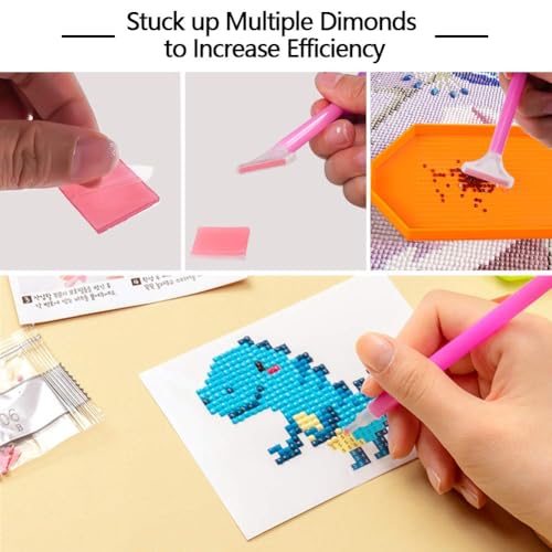 Kit de pintura con diamantes 5D con organizador de taladros y bandeja 5