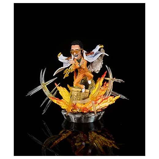 AOOLLICS One Piece Borsalino Boxed Staty Doll Ornaments Action Figurer Leksaker Modell Anime Figur PVC Material Spel Karaktär Skrivbordsdekorationer Anime Fans Samlingar Och Present
