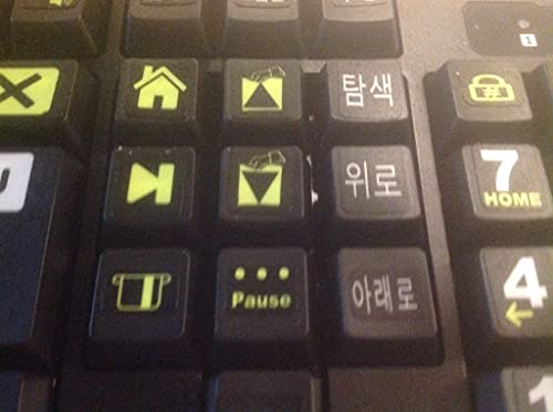 Pegatinas de teclado coreano con símbolos resistentes miniatura 2