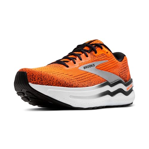 BROOKS Herren Ghost Max 2 Sneaker, Orange/Orange/Schwarz, 44.5 EU