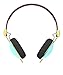 Skullcandy S5AVGM-396 Knockout Women's On-Ear Headphones with Mic & Remote, Robin/Smoked Purple/Gold