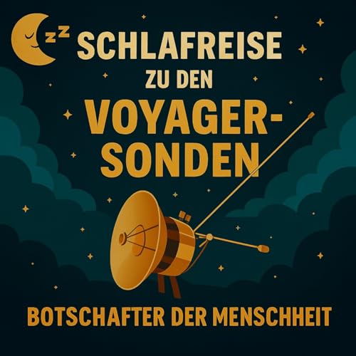 Schlafreise zu den Voyager Sonden Podcast Por arte de portada