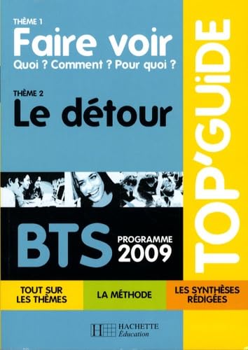 BTS, Thème 1 : Faire voir, quoi ? comment ? pour qui ? Thème 2 : le détour