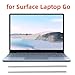 Laptop Rubber Feet Strips Replacement for Microsoft Surface Laptop Go for Laptop Rear Cover Non-Slip Silicone Bumper Feet Strip Grey