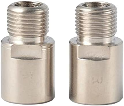 2 Pcs Bike Pedal Extenders Mountain Road Bicycle Pedals Extension Spacer Heavy Duty Steel for Road Street Bicycle Pedal, Silver, 10*7*1.7