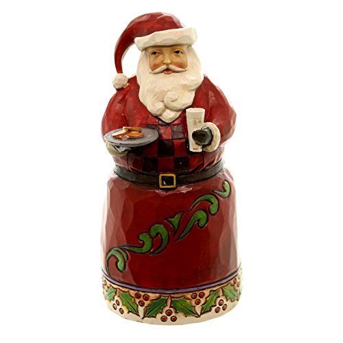 Enesco Jim Shore Heartwood Creek Pint Sized Santa with Cookies Figurine, 5