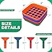 L LIKED Coin Sorter Tray & Coin Sorter Tube - 4 Color Coded Coin Separator Trays and Coin Sorters Tubes Bundle with 100 PCS Coin Wrappers Assorted