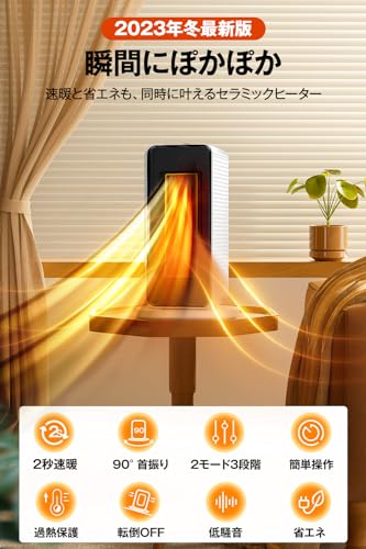 SOUSHINE セラミックヒーター PTC-1500P1 の商品画像 1