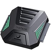 Inateck Adattatore da USB 3.2 Gen 2 a SATA, Clonazione Dischi Tramite Software, Adatto a 2X SSD/H...