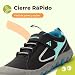 Imagen de Mishansha Zapatillas de Deporte Niños Ligeras Transpirable Zapatos de Correr Antideslizante Sneakers Negro Mixto 34 EU